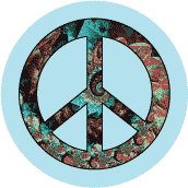 PEACE SIGN: Love Mother Earth--KEY CHAIN