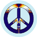 PEACE SIGN: Make Peace Like A River--BUTTON
