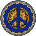 PEACE SIGN: Mandala 1--BUTTON