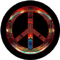 PEACE SIGN: New Age Of Peace--BUTTON