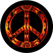 PEACE SIGN: Organize Anarchists--MAGNET