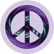 PEACE SIGN: Peace Empowers People--MAGNET