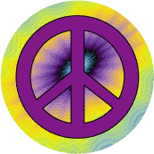 PEACE SIGN: Peace Has A Prayer--BUMPER STICKER