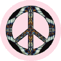 PEACE SIGN: Peace Is For Progressives--BUMPER STICKER