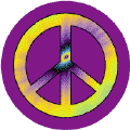 PEACE SIGN: Peace Is My First Love--BUMPER STICKER