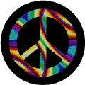 PEACE SIGN: Peace Is Not A Concealed Weapon--BUTTON