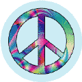 PEACE SIGN: Peace Is Not Liberal Vs Conservative--STICKERS
