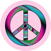 PEACE SIGN: Peace Is Simple Living--MAGNET
