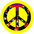 PEACE SIGN: Peace Is The Right Stuff--BUTTON