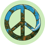PEACE SIGN: Peace On Earth--MAGNET