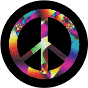 PEACE SIGN: Peace Thrives On Cultural Diversity--MAGNET