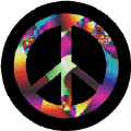 PEACE SIGN: Peace Thrives On Cultural Diversity--BUTTON