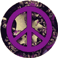 PEACE SIGN: Peace Vs Fascism--BUTTON