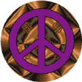 PEACE SIGN: Peace of Royal Chocolate--BUTTON