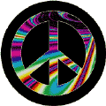 PEACE SIGN: Practice Democracy--KEY CHAIN