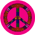 PEACE SIGN: Protest In Civil Disobedience--BUTTON