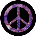 PEACE SIGN: Purple Rain 1--BUTTON