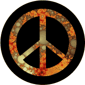 PEACE SIGN: Rolling Stoned Peace--STICKERS