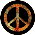 PEACE SIGN: Rolling Stoned Peace--BUTTON