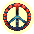 PEACE SIGN: Social Justice Brings Peace--KEY CHAIN
