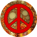 PEACE SIGN: Stoned Garden Peace 1--BUTTON