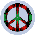 PEACE SIGN: Stop Corporate Greed--BUTTON