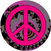PEACE SIGN: Support Abortion Rights--KEY CHAIN