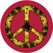 PEACE SIGN: Support Anti Nuclear Activism--BUTTON