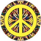 PEACE SIGN: Support Freedom Riders--MAGNET