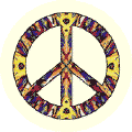 PEACE SIGN: Support Freedom Rides--BUMPER STICKER