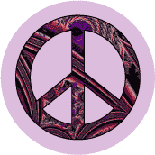 PEACE SIGN: Support Radical Feminism--STICKERS