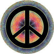 PEACE SIGN: Support Universal Declaration Of Human Rights--BUTTON