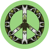 PEACE SIGN: Turtle Mandala--MAGNET