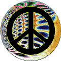 PEACE SIGN: Work For World Peace--BUTTON