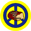 PEACE SIGN: Bread Not Bombs 1--KEY CHAIN