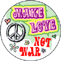 Make Love Not War--PEACE SIGN KEY CHAIN