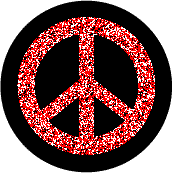 PEACE SIGN: Anarchist Protesters--BUTTON