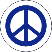Blue PEACE SIGN--T-SHIRT