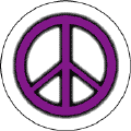 Neon Glow Purple PEACE SIGN with Black Border--T-SHIRT