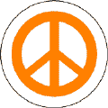 Orange PEACE SIGN--STICKERS
