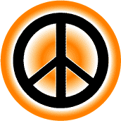 PEACE SIGN: Orange color gradient--BUTTON