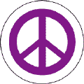 Purple PEACE SIGN--STICKERS