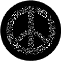 PEACE SIGN: Starry Eyed Peace--BUTTON
