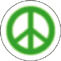 Warm Fuzzy Green PEACE SIGN--POSTER