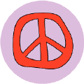 PEACE SIGN: Free and Easy Peace--BUTTON
