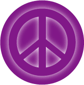 Glow Light Purple PEACE SIGN on Purple--T-SHIRT
