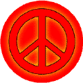 Glow Red PEACE SIGN--KEY CHAIN