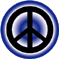 PEACE SIGN: Gradient Background Blue--POSTER