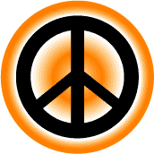 PEACE SIGN: Gradient Background Orange--T-SHIRT