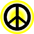 PEACE SIGN: Gradient Background Yellow--BUTTON
